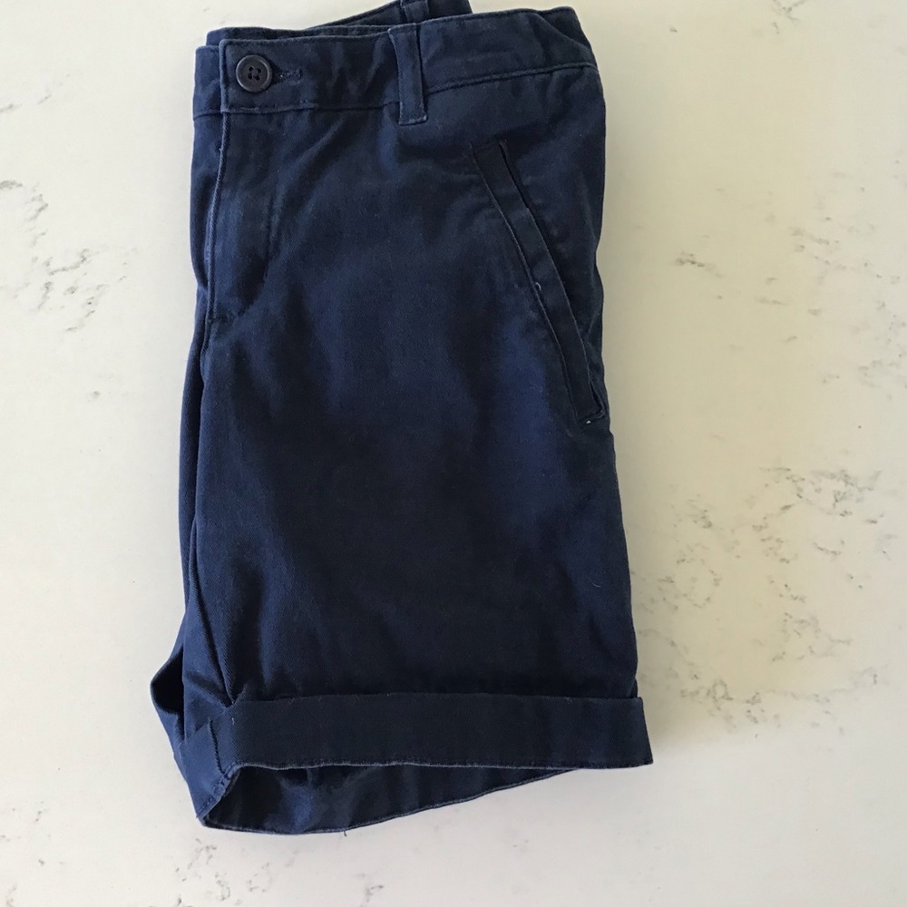 Land’s End navy blue shorts!